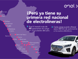 ENEL X PERÚ instala primera Red Nacional de Electrolineras en el País