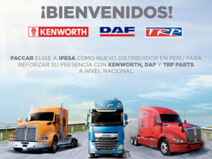PACCAR, dueño de las marcas Kenworth y DAF, continúa reforzando su presencia en Perú designando a IPESA como nuevo distribuidor oficial