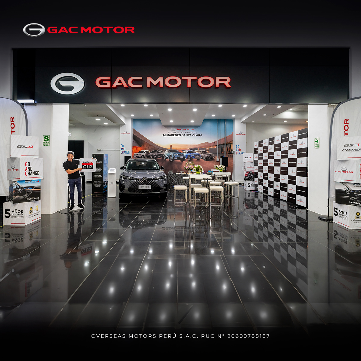 GAC Motor inaugura punto de venta en Mall Aventura Santa Anita