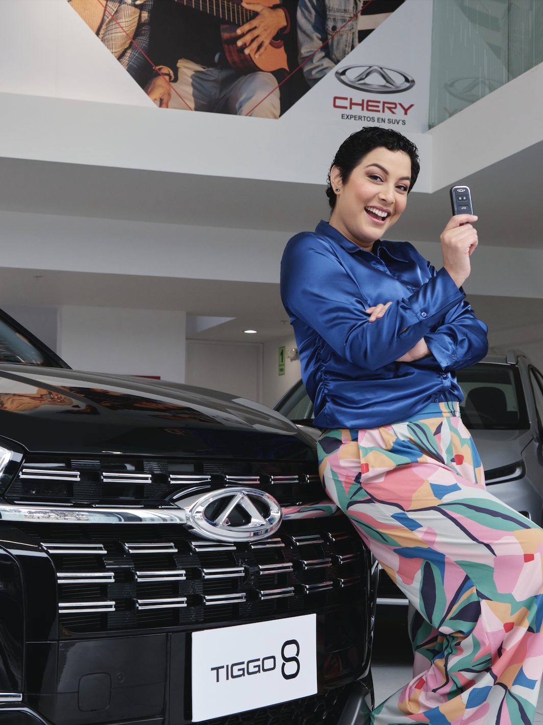 Chery da la bienvenida a Natalia Salas como Embajadora de la marca para la Tiggo 8