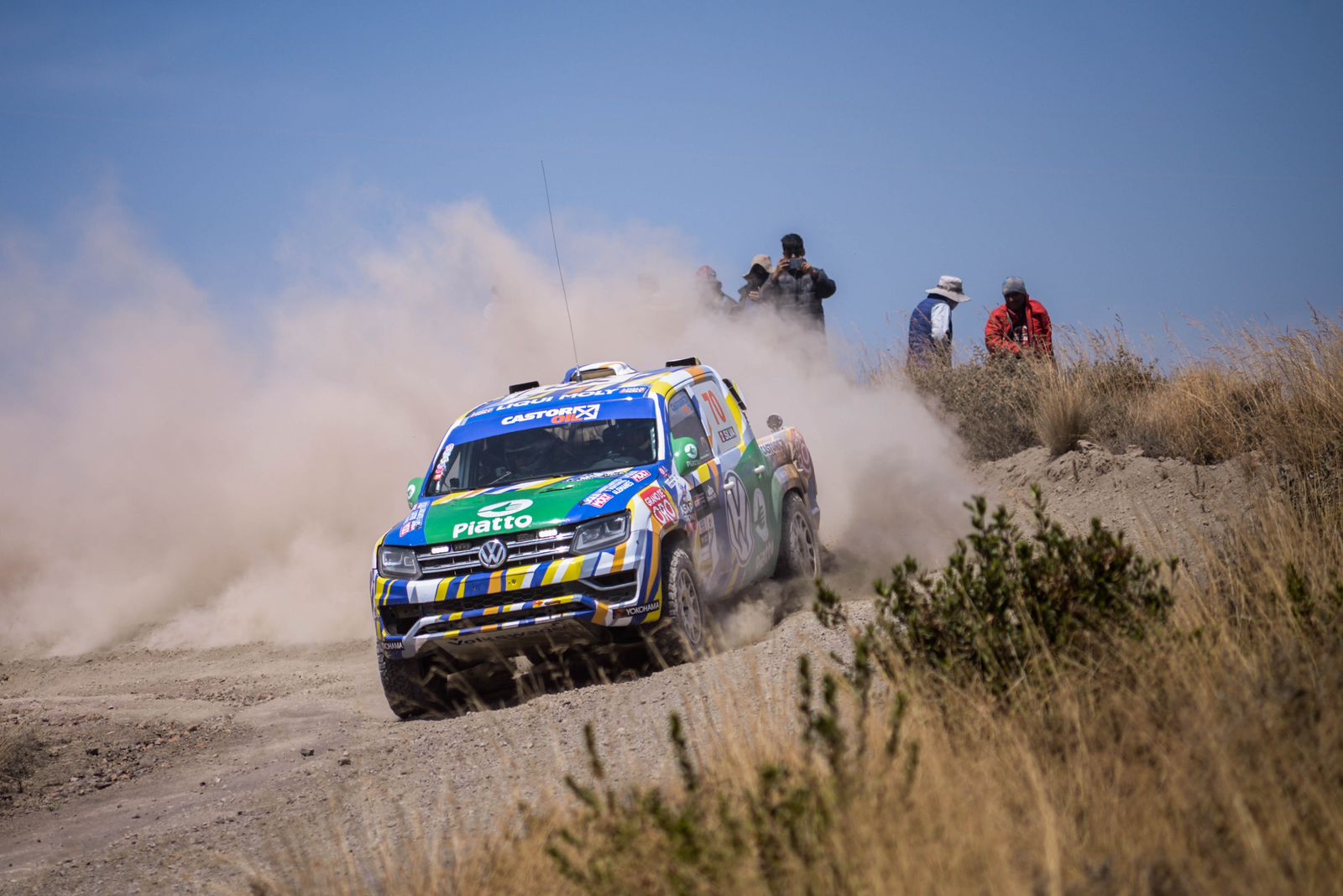 Álvaro “Cheto” Silva y José Carlos Vallejo lograron posicionarse como líderes en la categoría T1 en el Rally Caminos del Inca 2023
