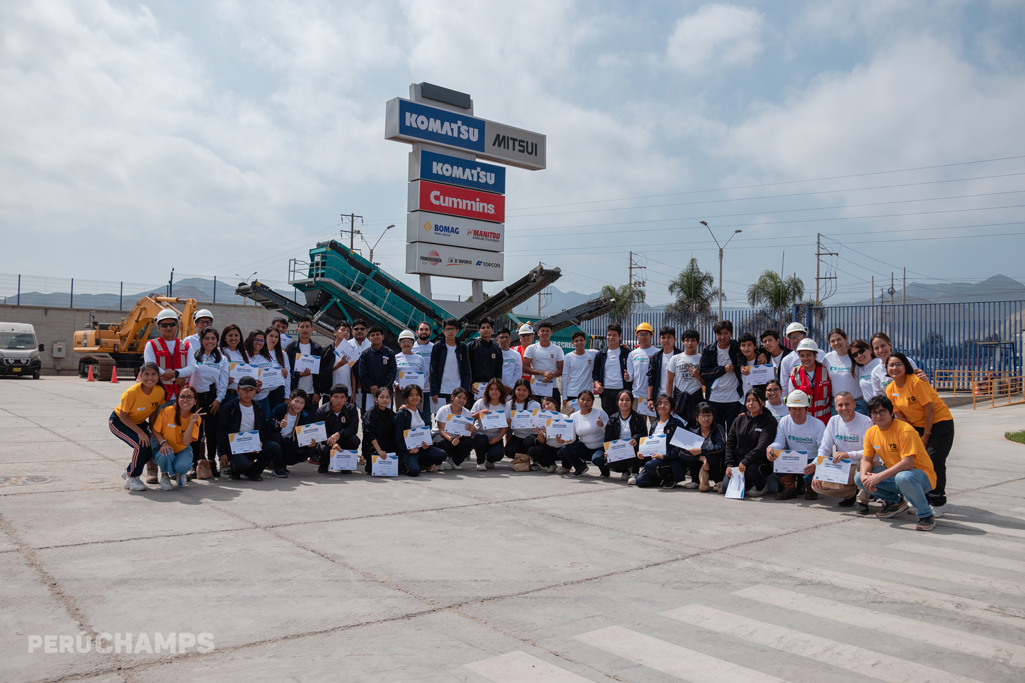 Komatsu-Mitsui culminará el 2023 con 35 proyectos de voluntariado ejecutados en 14 diferentes localidades del Perú