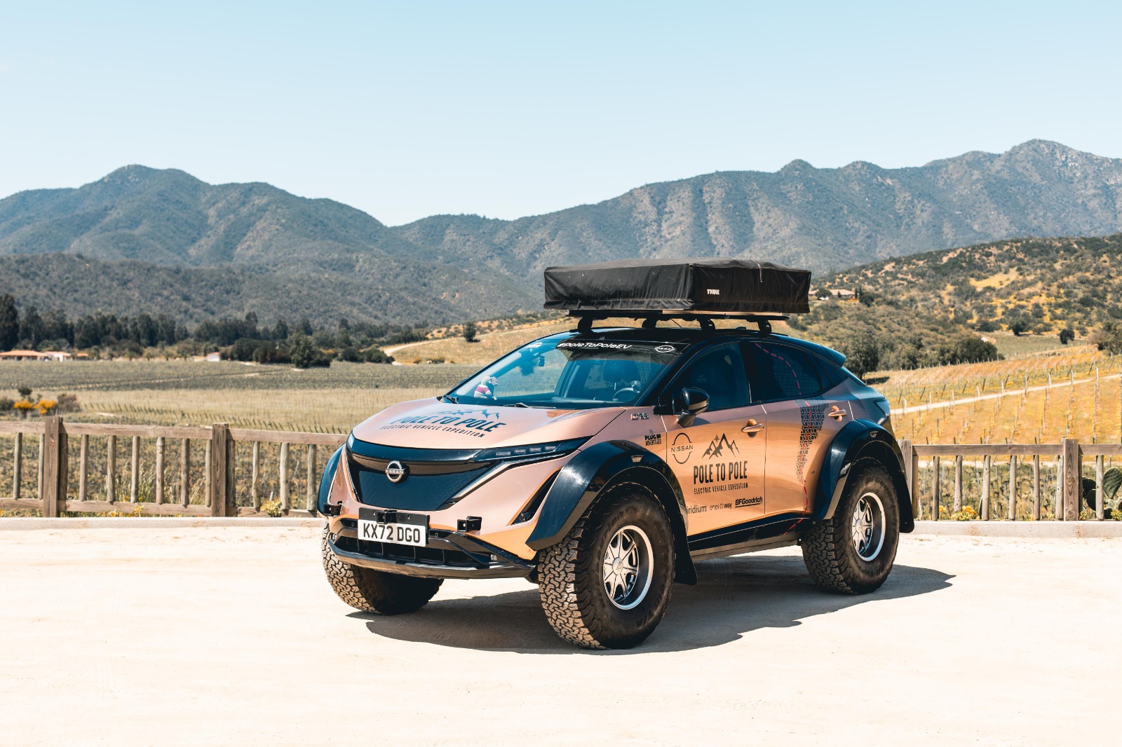 Pole to Pole: la épica expedición a bordo de un Nissan 100% eléctrico pasó por América del Sur 