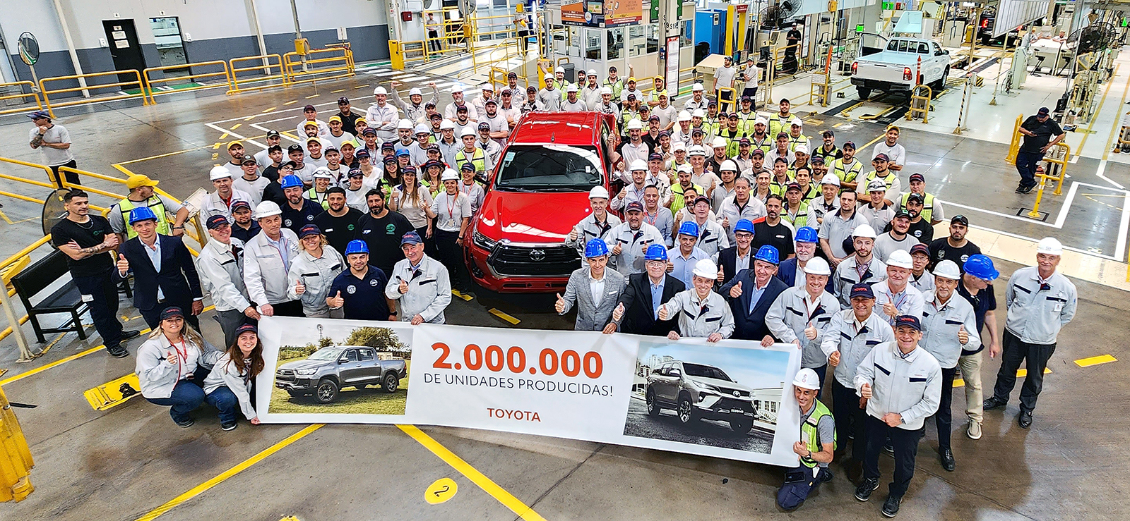 Toyota alcanzó los dos millones de unidades fabricadas en su planta de Argentina