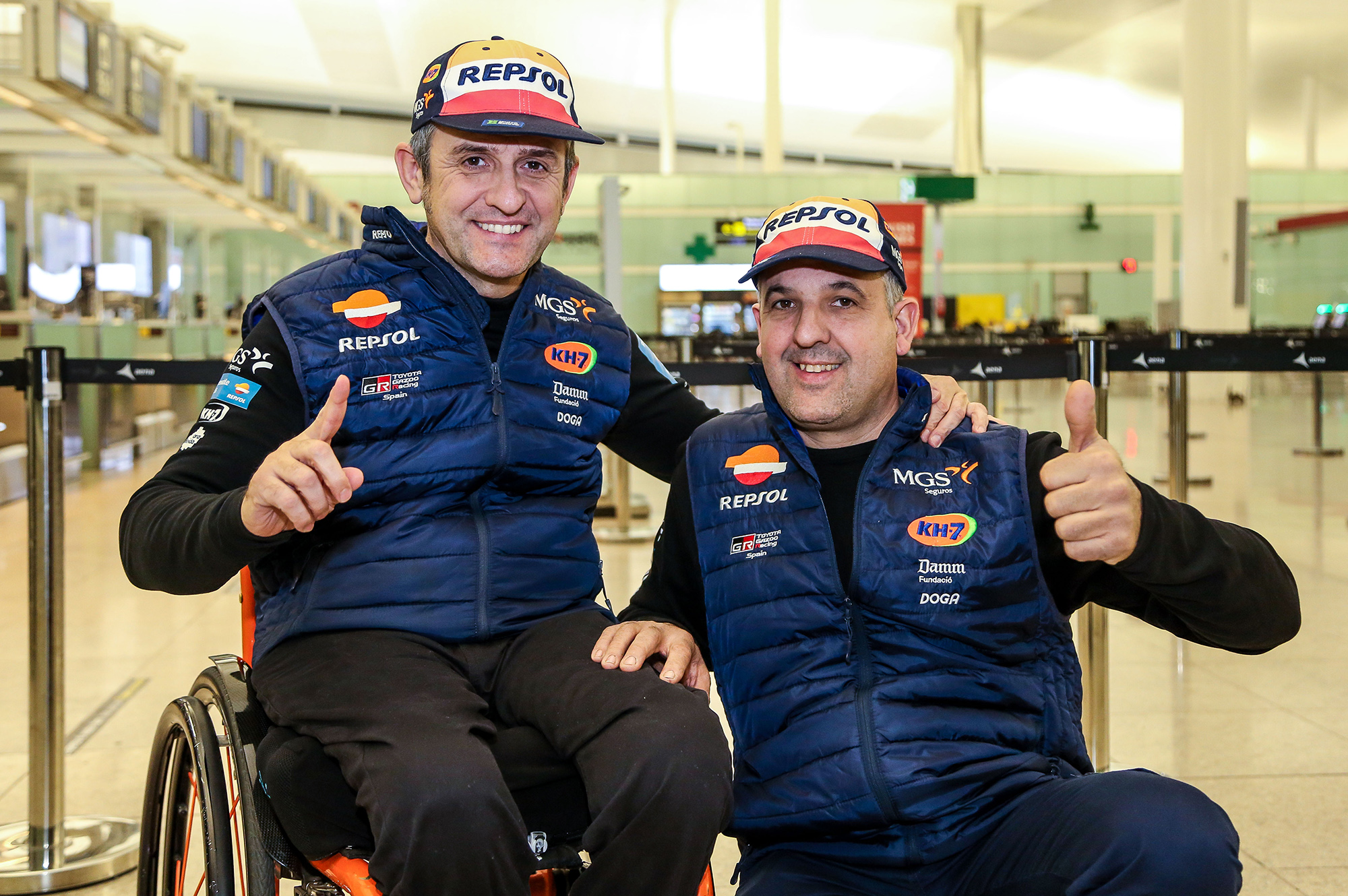 Campanadas con sabor a Dakar para Isidre Esteve y el Repsol Toyota Rally Team