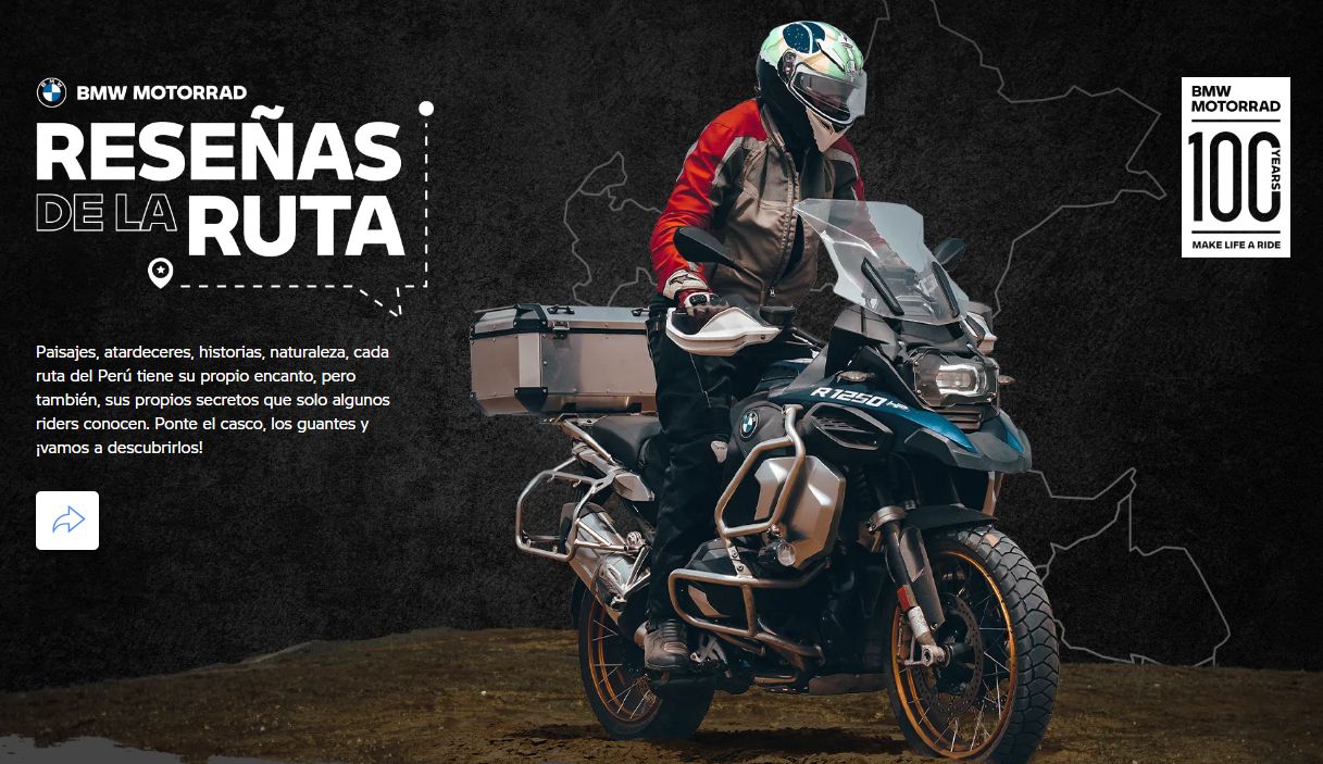 BMW Motorrad lanza en Perú su guía digital de travesías “Reseñas de la Ruta”