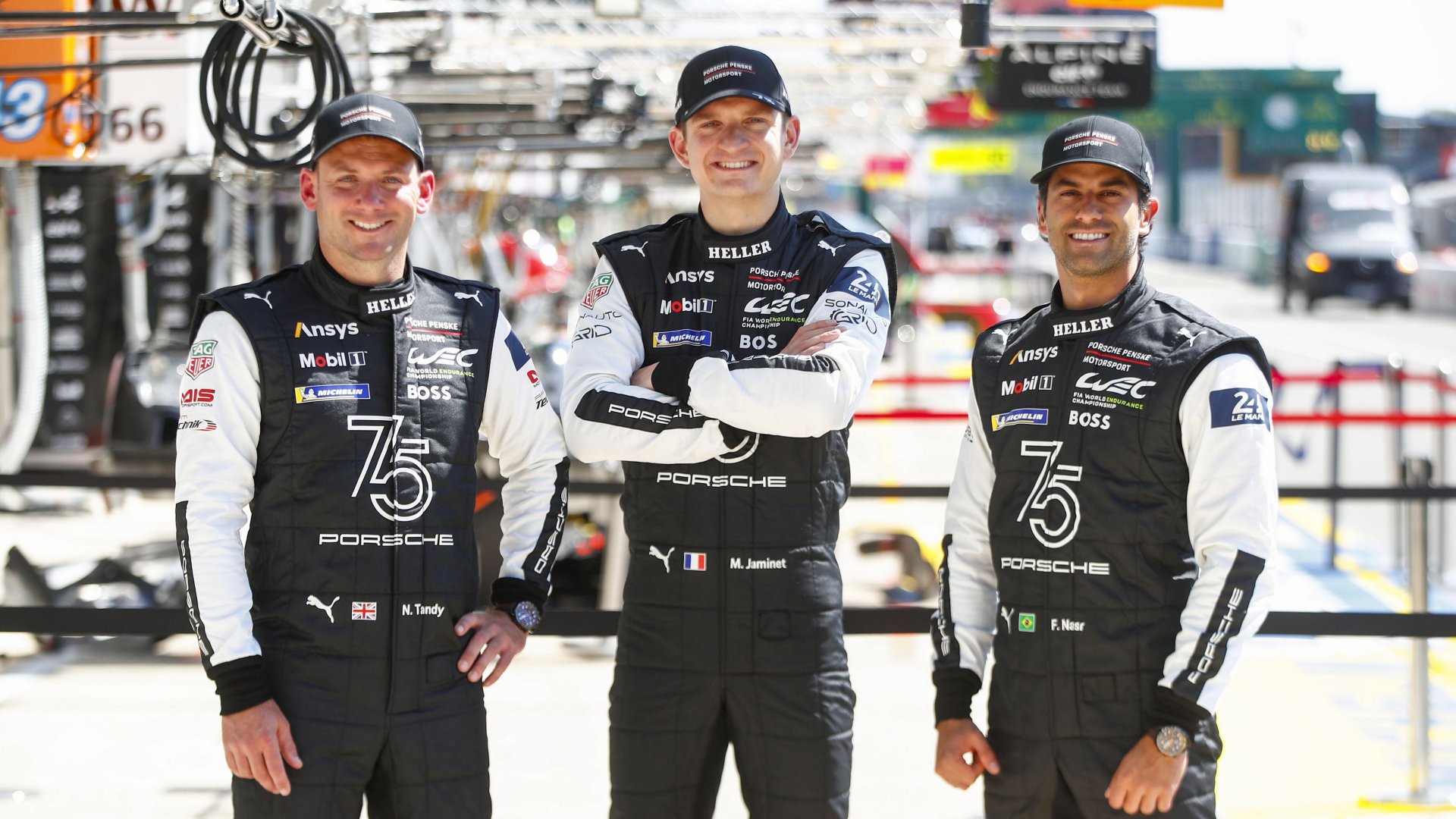 Felipe Nasr y Nick Tandy completan la alineación del tercer Porsche 963 para Le Mans