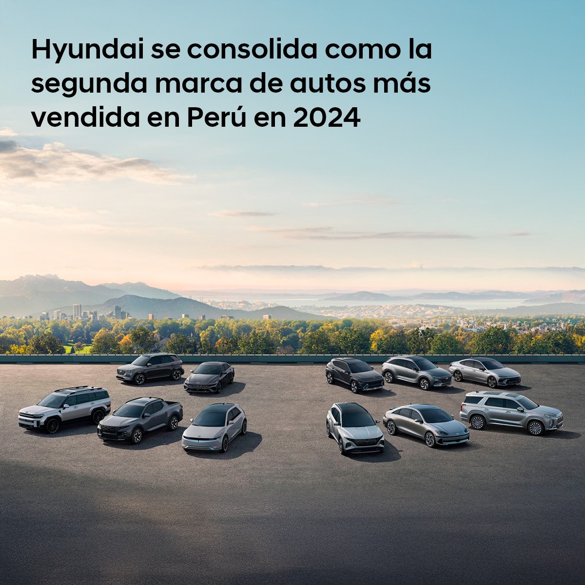 Hyundai se consolida como la segunda marca de autos más vendida en Perú en 2024