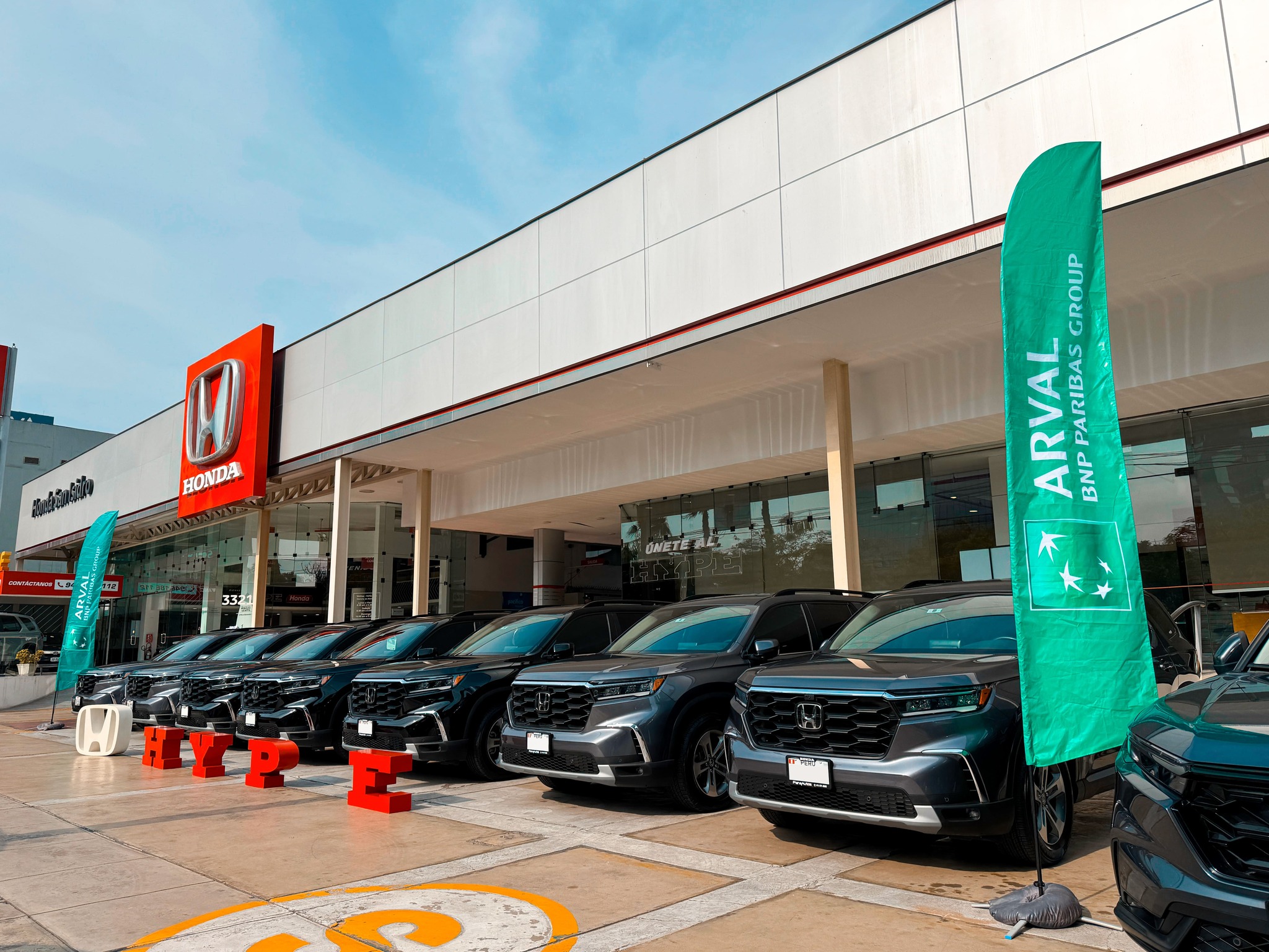 Arval Perú y PanaAutos Honda realizan la entrega de una importante flota vehicular