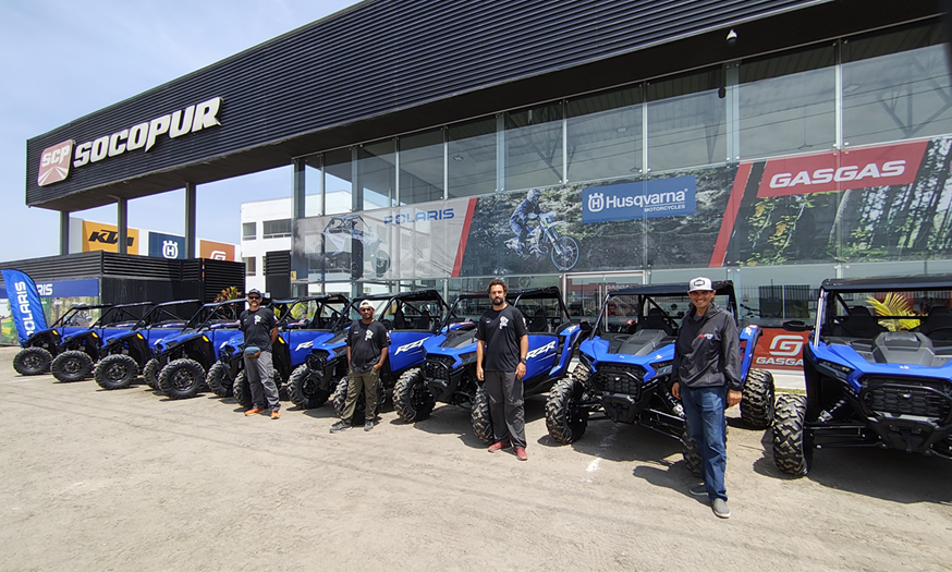 Grupo Socopur entrega flota de UTV’s Polaris a consorcio brasileño de turismo de aventura