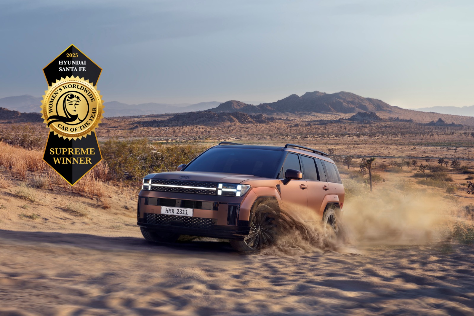 Hyundai Santa Fe coronado como el mejor auto del mundo 2025 por el Women’s Worldwide Car of the Year