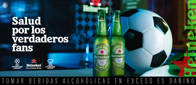 Heineken te lleva a la final de la Champions League