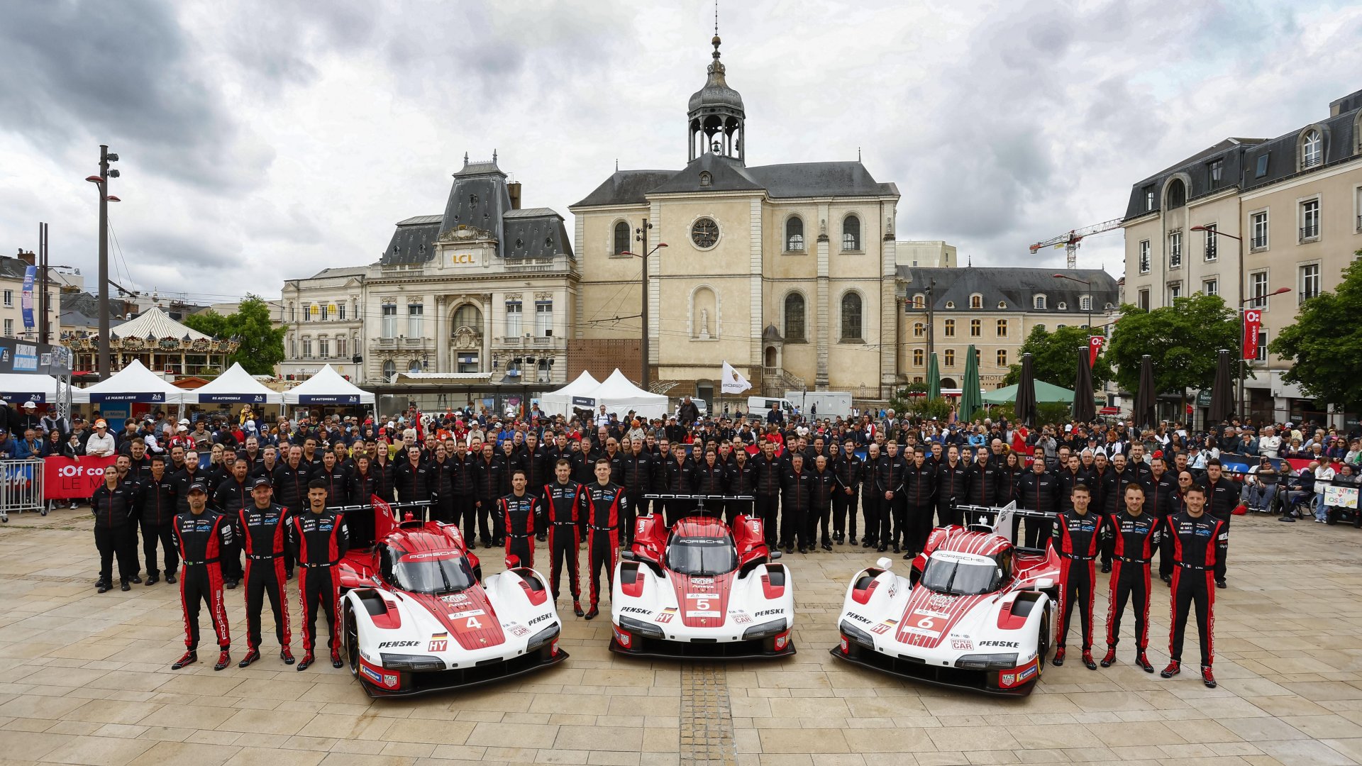 Cuatro Porsche 963 y tres Porsche 911 GT3 R competirán en las 24 Horas de Le Mans