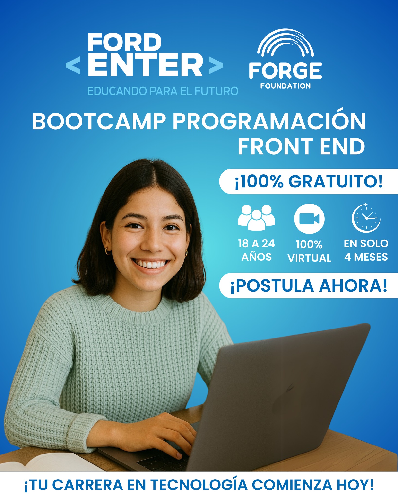 Ford lanza la tercera edición de su curso gratuito de programación para jóvenes peruanos