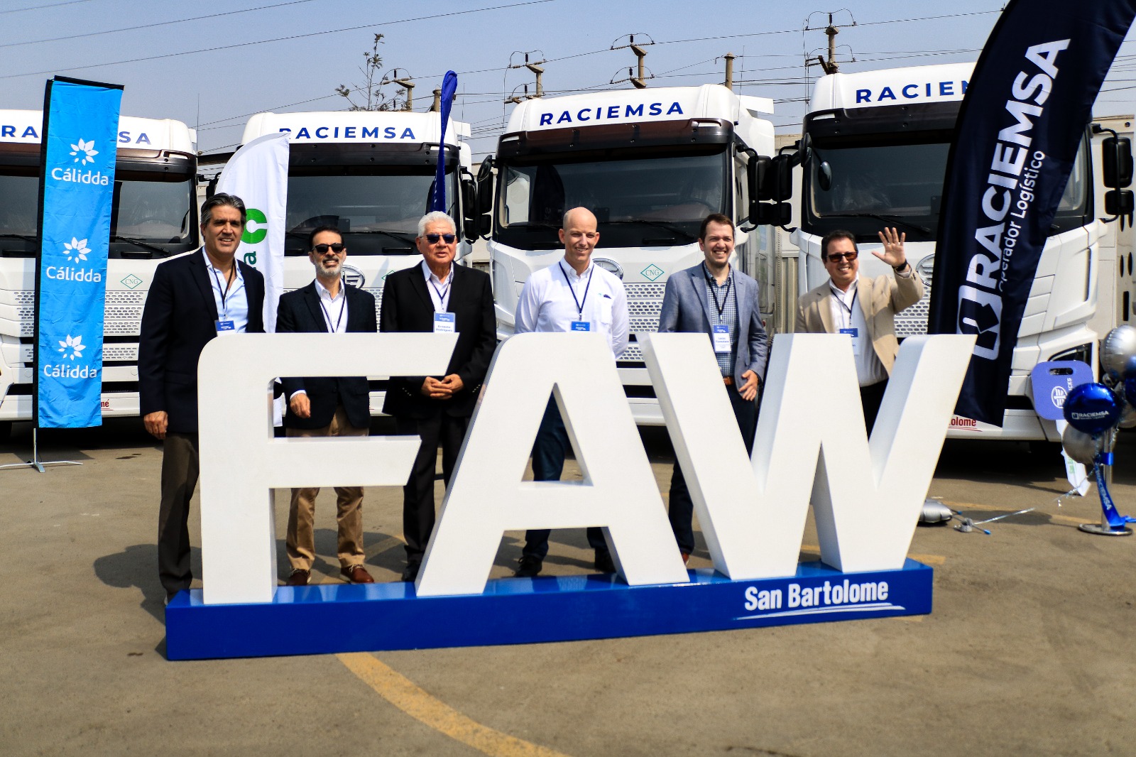 RACIEMSA incorpora 50 remolcadores FAW GNV a su flota con el respaldo de San Bartolomé S.A.