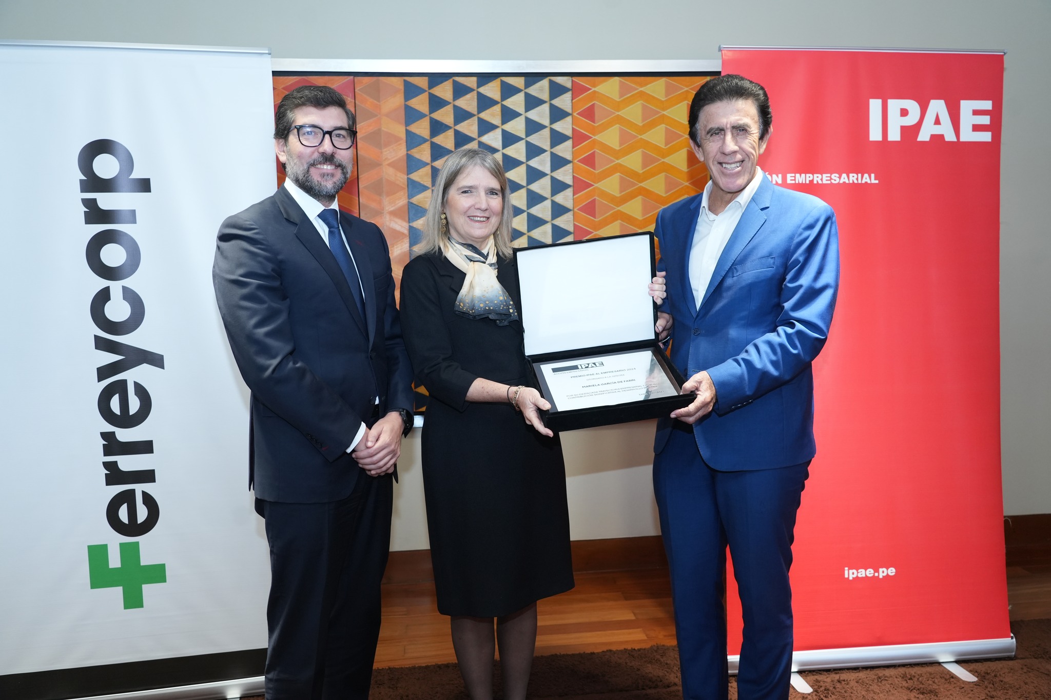 Mariela García de Fabbri recibe el premio IPAE a la empresaria del año 2024