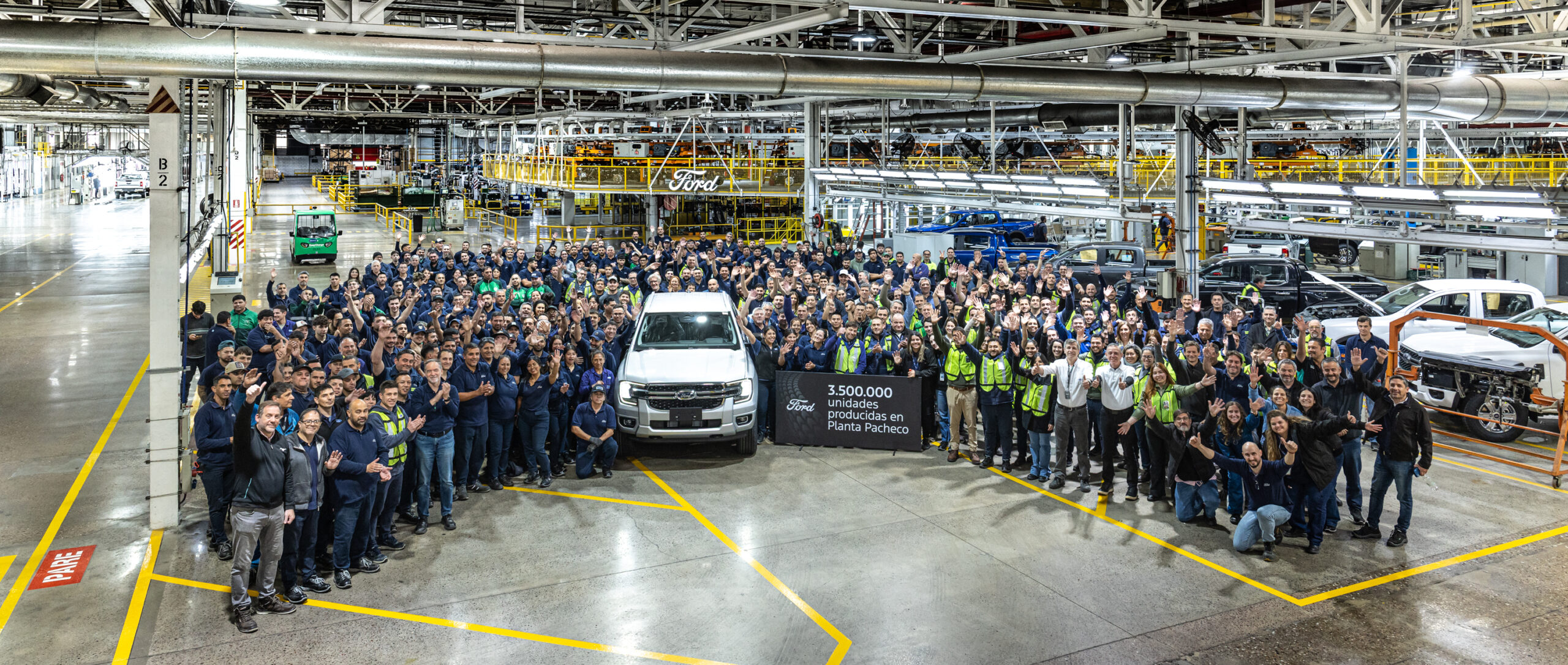 Planta Pacheco de Ford celebra un hito histórico: 3,500,000 unidades producidas