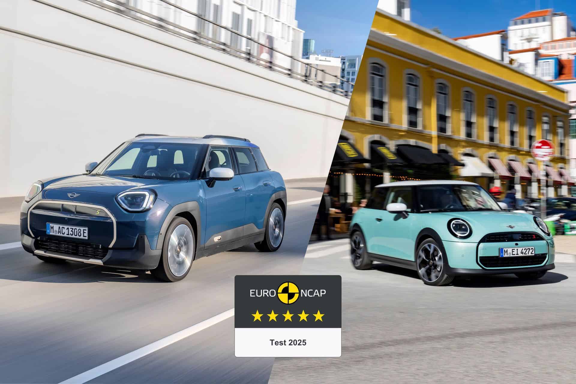 MINI Perú refuerza su compromiso con la seguridad: MINI Cooper y MINI Aceman obtienen cinco estrellas Euro NCAP.