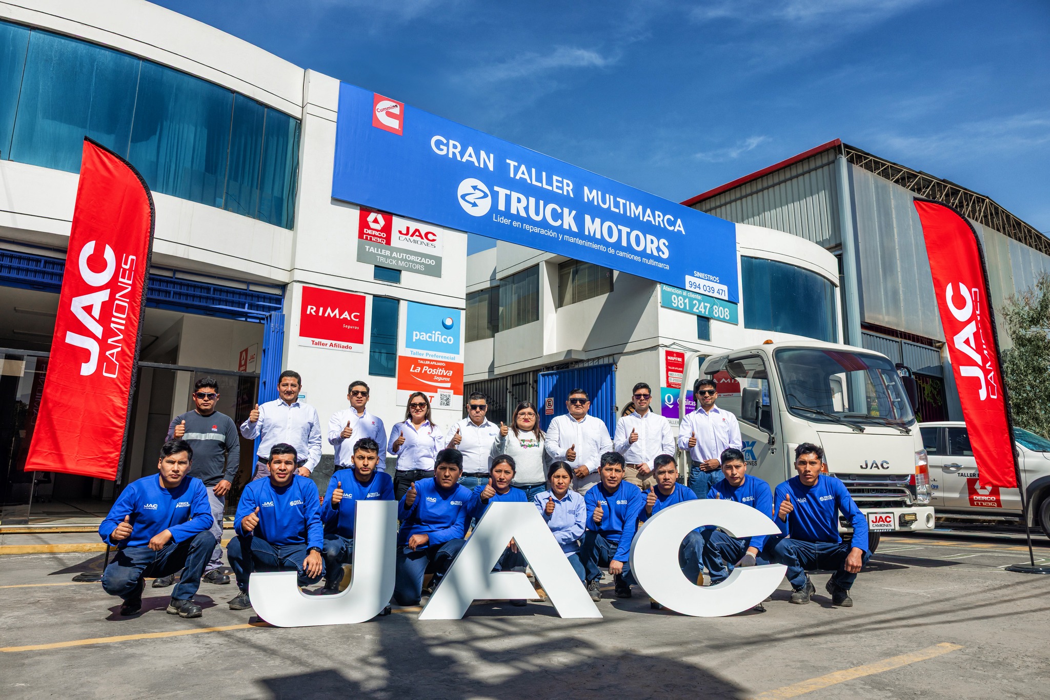 JAC Camiones y Truck Motors inauguran un nuevo taller autorizadopara camiones en Arequipa