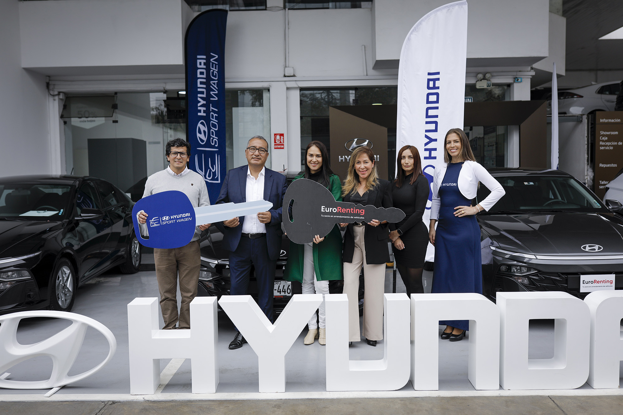 Sportwagen y EuroRenting refuerzan su alianza con la entrega de una nueva flota de vehículos Hyundai
