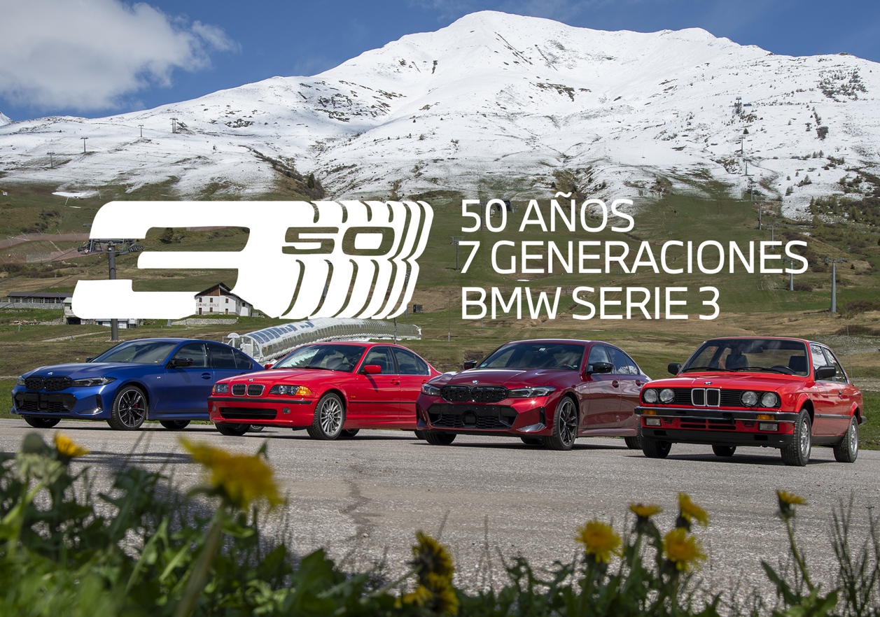 BMW Serie 3: 50 años marcando el estándar del placer de conducir en el segmento premium