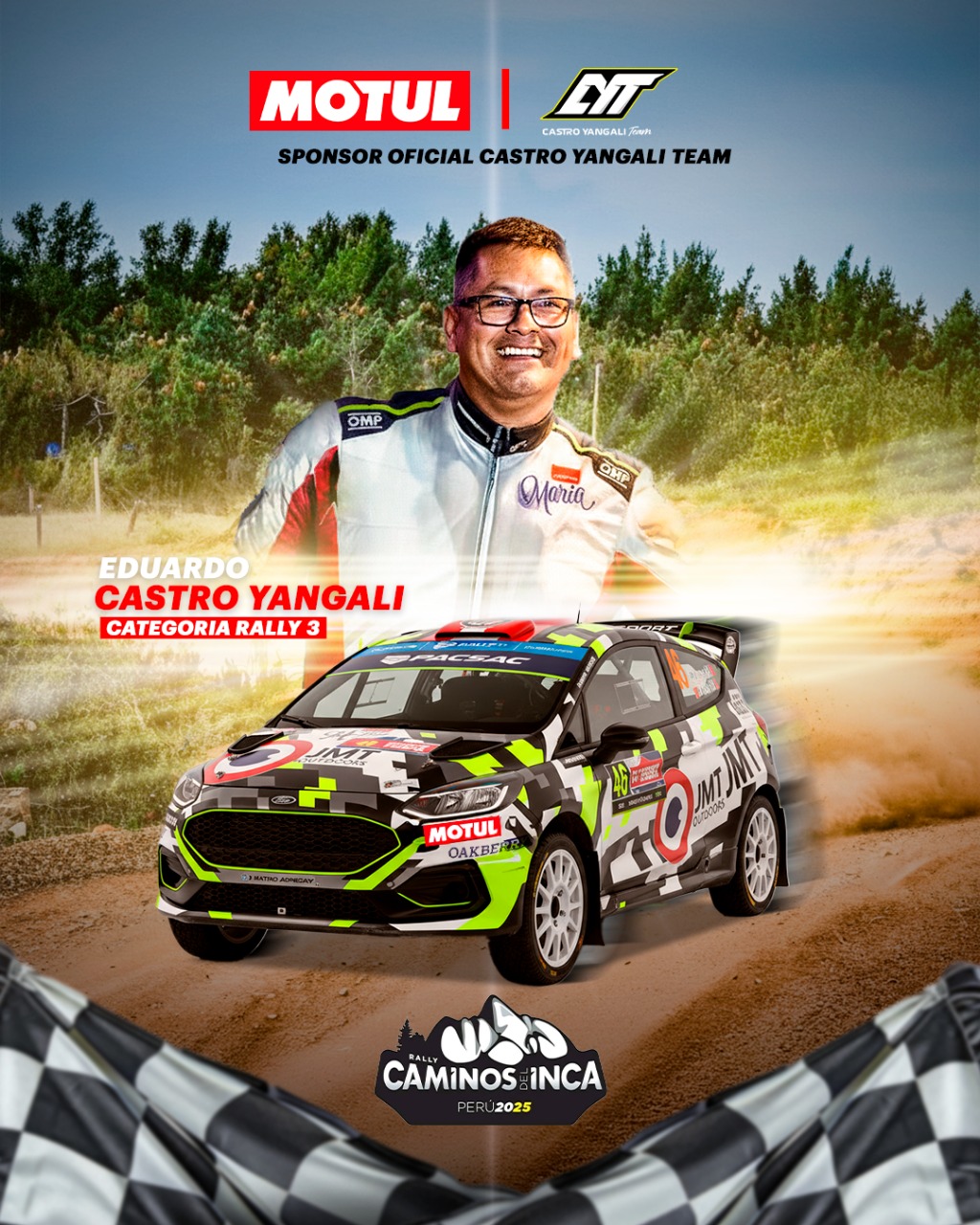 Team Motul listo para conquistar el Rally Caminos del Inca 2025