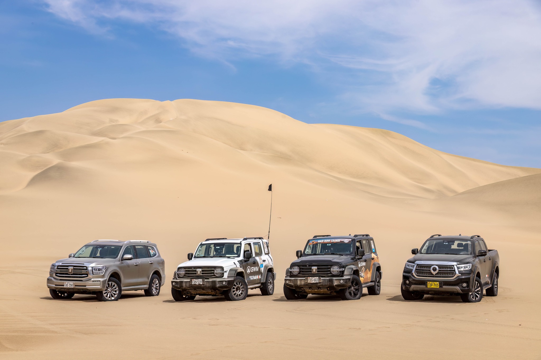 GWM fortalece su presencia en la comunidad Off-Road con su participación en el evento Raid Duna Grande 2025