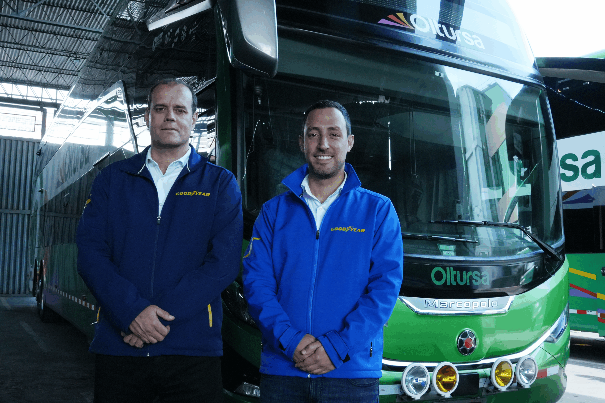 Goodyear y Oltursa potencian el transporte interprovincial seguro con neumáticos especializados