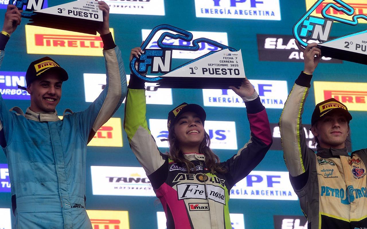Daniella Oré acelera rumbo al podio en la fecha final de la Fórmula Nacional argentina
