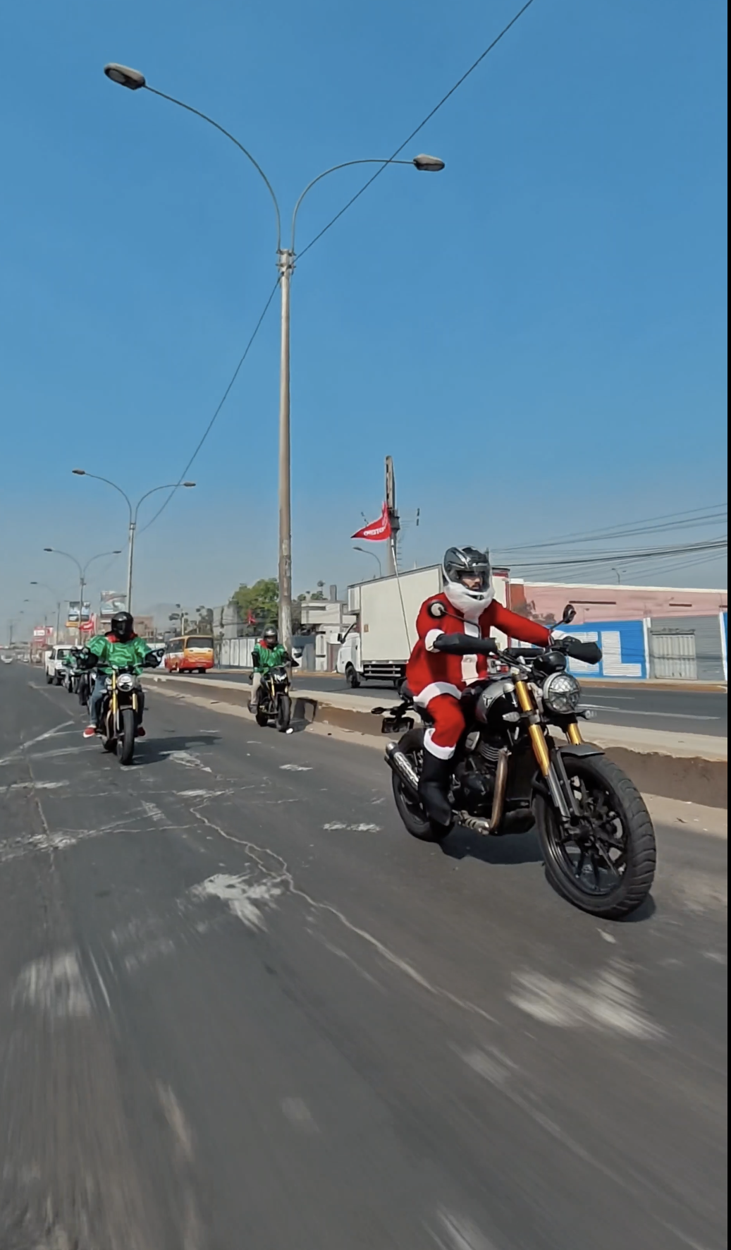 Papá Noel Motero: la campaña solidaria que recorrió Lima