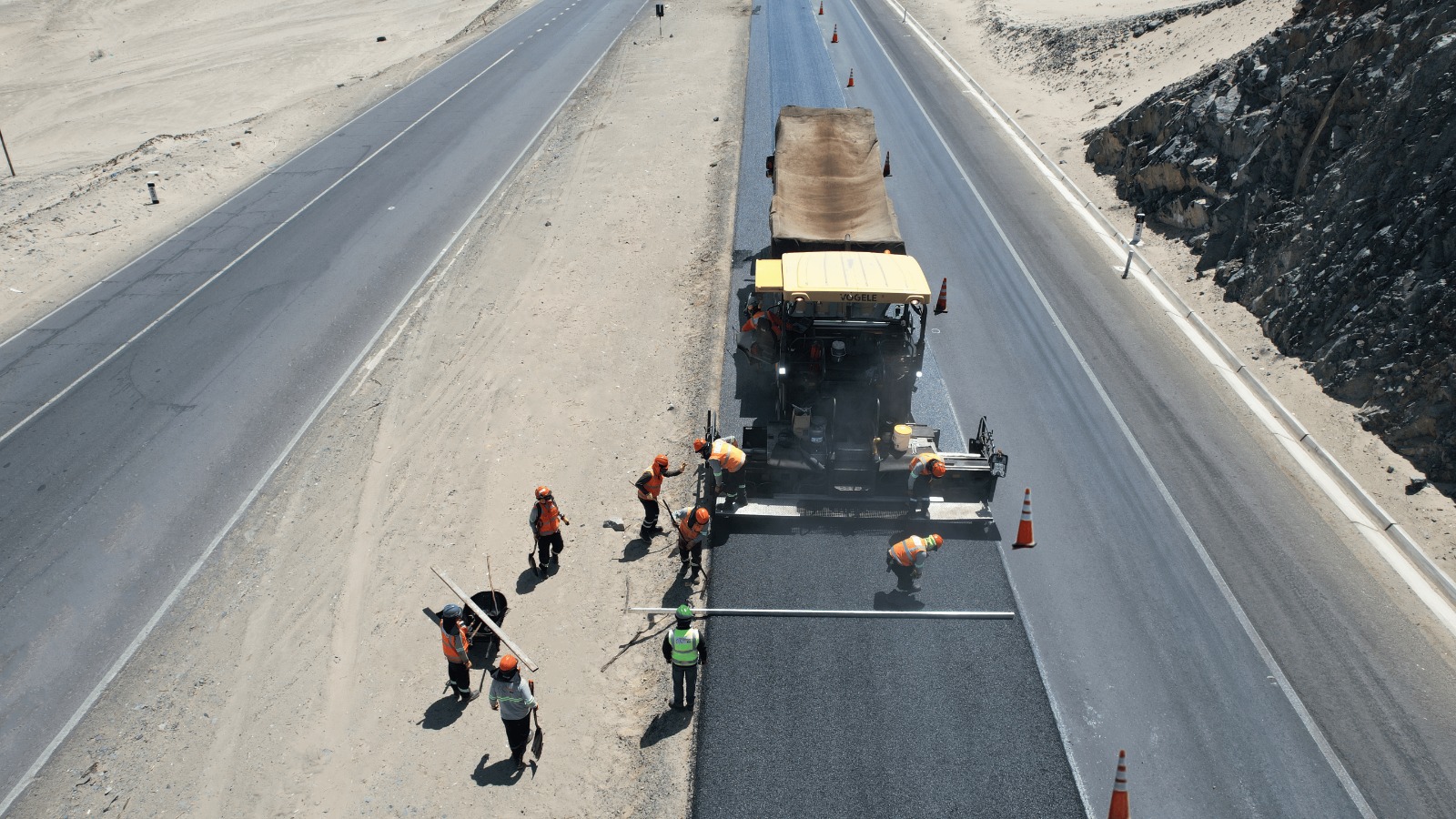 Aunor convierte residuos en asfalto más duradero y ecológico para la Panamericana Norte