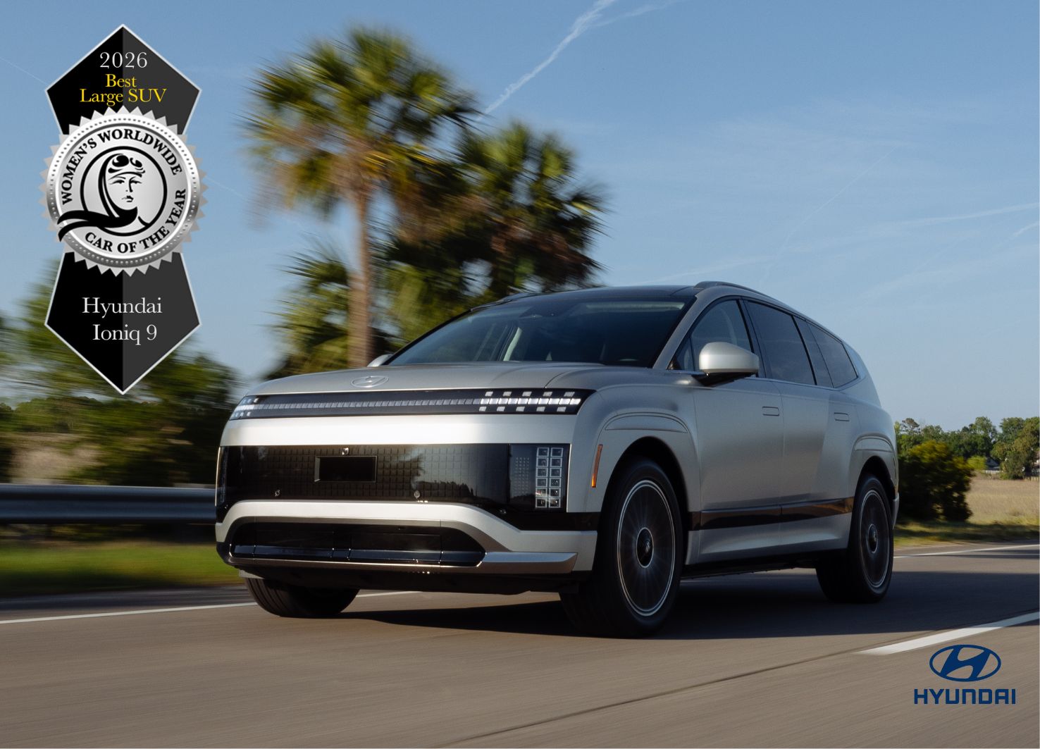 Hyundai IONIQ 9 es elegido como el Mejor SUV Grande del Mundo en los Women’s Worldwide Car of the Year Awards 2026