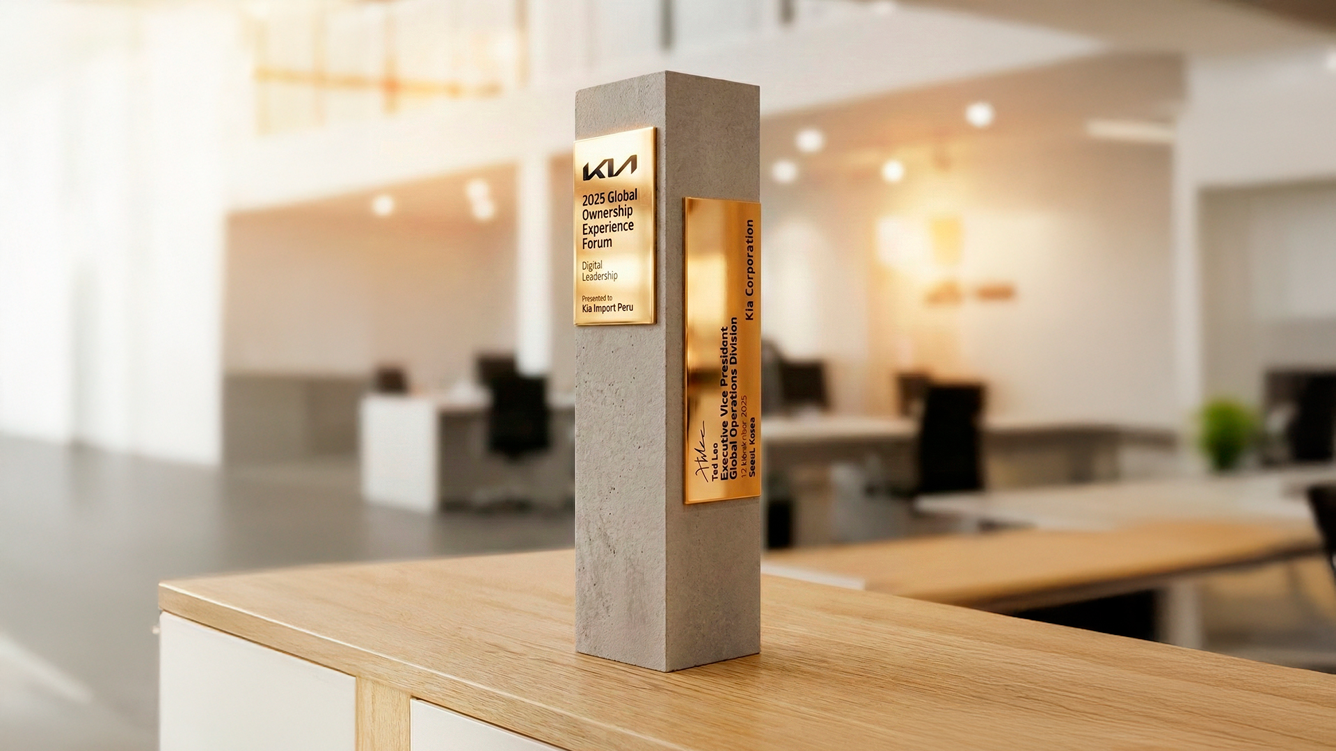 Kia Perú recibe reconocimiento global por su servicio al cliente
