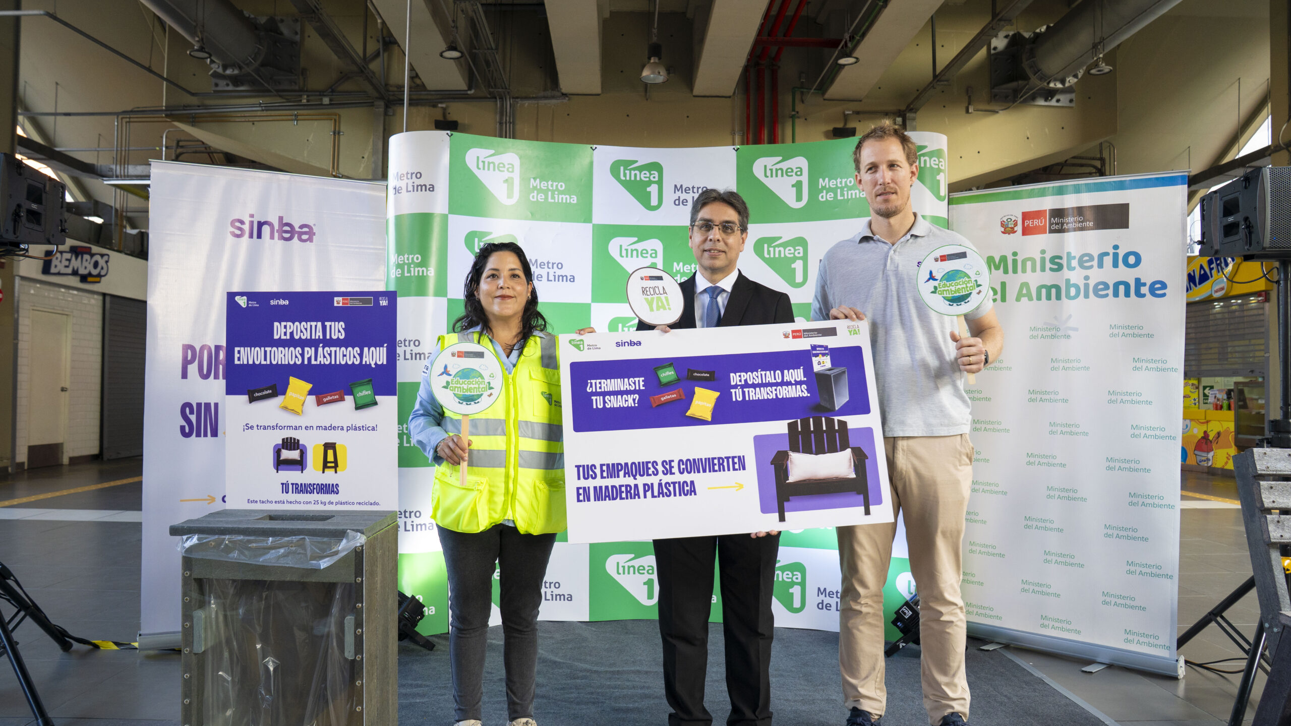 Día Mundial de la Educación Ambiental: LÍNEA 1 del Metro de Lima lanza programa de recolección de plásticos flexibles en estaciones