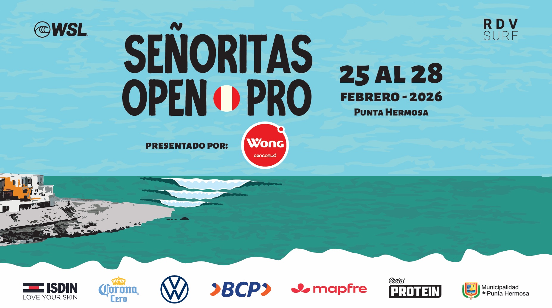 Volkswagen vuelve a las olas como sponsor oficial de Señoritas Open Pro 2026